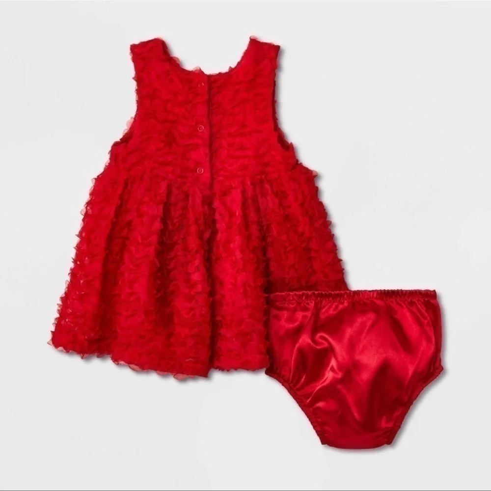 Cat and Jack “Dress with Fur Shrug” Infant size 3-6 months